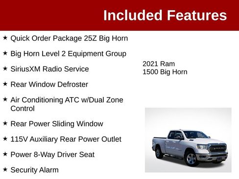 Used 2021 RAM 1500 Big Horn AWD/4WD image 3
