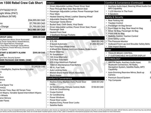 Used 2016 RAM 1500 Rebel w/ Luxury Group AWD/4WD image 8