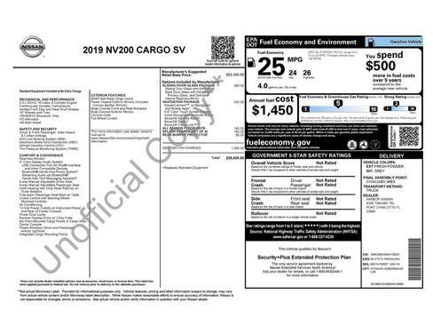 Used 2019 Nissan NV200 SV w/ Navigation Package image 42