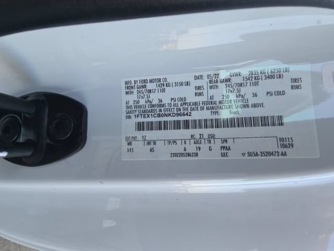 Used 2022 Ford F150 XL w/ Equipment Group 101A High RWD image 19