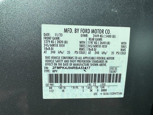 Used 2024 Ford Edge SEL AWD/4WD image 17