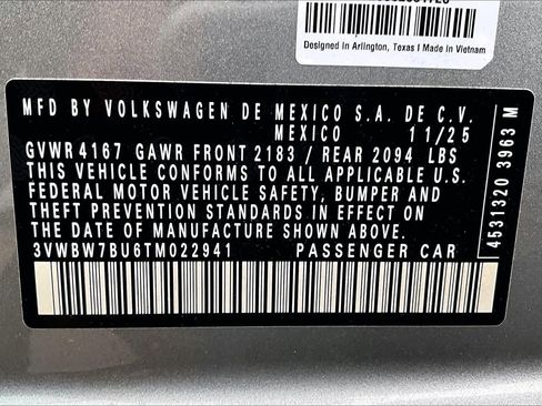 New 2026 Volkswagen Jetta Sport image 18