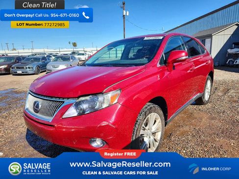 Used 2011 Lexus RX 450h 2WD w/ Premium Pkg image 1