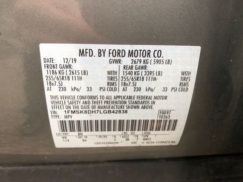 Used 2020 Ford Explorer XLT w/ Comfort Package image 27