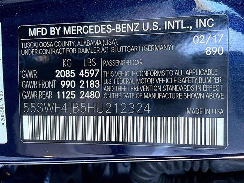 Used 2017 Mercedes-Benz C 300 Sedan w/ Premium 1 Package image 34