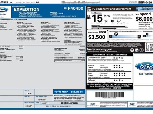Used 2014 Ford Expedition EL Limited w/ Equipment Group 301A image 25