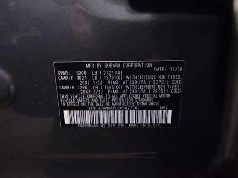 Used 2021 Subaru Ascent Limited w/ Technology Package image 31