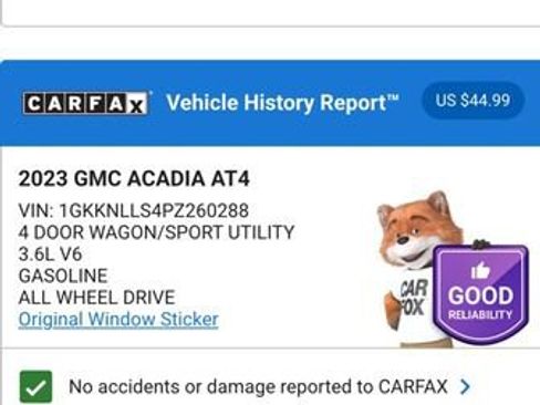 Used 2023 GMC Acadia AT4 w/ Trailering Package image 5