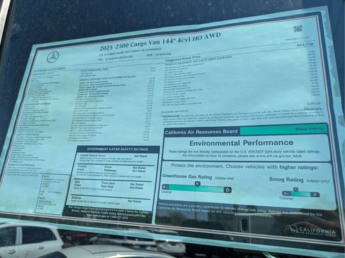 New 2025 Mercedes-Benz Sprinter 2500 image 13