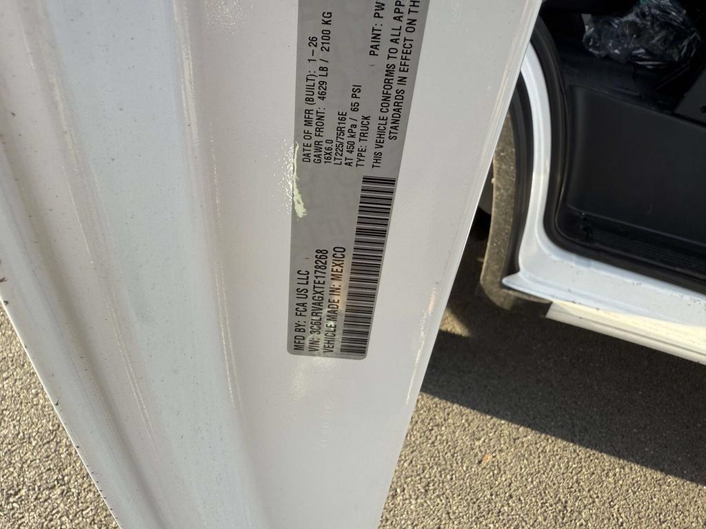 New 2026 RAM ProMaster 1500 w/ Upfitter's Prep Package FWD image 32