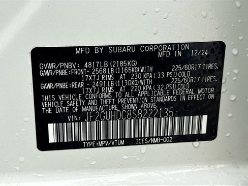 Certified 2025 Subaru Crosstrek 2.0i Premium AWD/4WD image 42