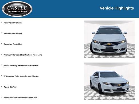 Used 2017 Chevrolet Impala LT w/ Convenience Package image 8