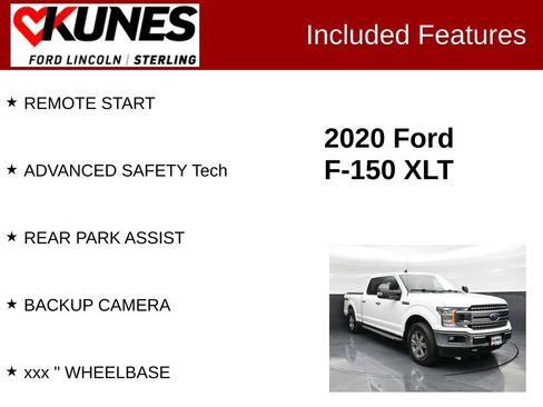 Used 2020 Ford F150 XLT w/ Equipment Group 302A Luxury AWD/4WD image 2