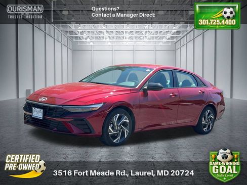 Certified 2025 Hyundai Elantra Sport FWD image 2