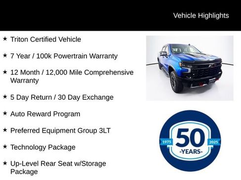 Used 2022 Chevrolet Silverado 1500 ZR2 w/ Technology Package AWD/4WD image 8
