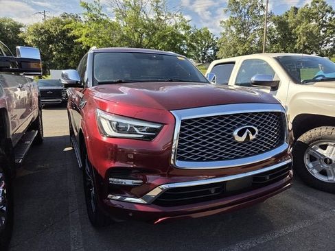 Used 2022 INFINITI QX80 Sensory w/ All-Season Package RWD image 1