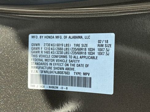 Used 2018 Honda Odyssey EX-L image 41