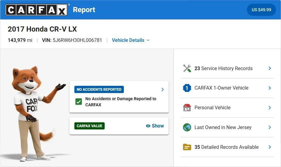 Used 2017 Honda CR-V LX image 3