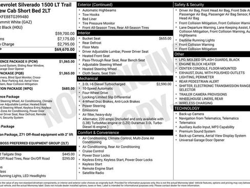 New 2026 Chevrolet Silverado 1500 LT Trail Boss w/ Safety Package AWD/4WD image 11