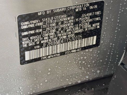 New 2026 Subaru Outback Wilderness AWD/4WD image 38