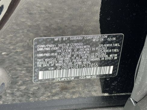 New 2026 Subaru Outback Touring AWD/4WD image 15