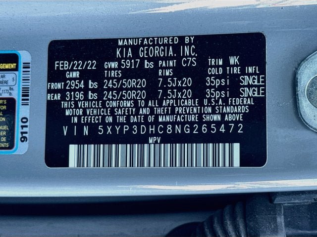 Certified 2022 Kia Telluride EX w/ EX Premium Package AWD/4WD image 33