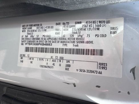 Used 2023 Ford Transit 250 148 High Roof Extended image 45