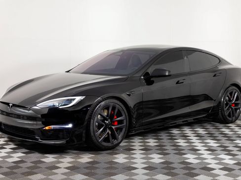 Used 2023 Tesla Model S Plaid AWD/4WD image 1