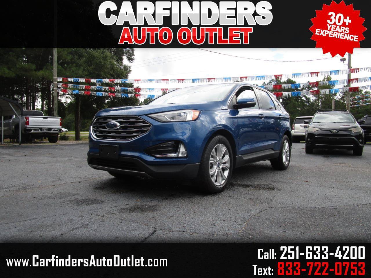 Used 2021 Ford Edge Titanium w/ Cargo Accessory Package FWD image 1