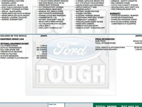 Certified 2024 Ford Maverick XL FWD image 2