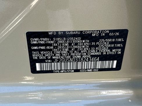 New 2026 Subaru Crosstrek 2.5i Limited AWD/4WD image 35