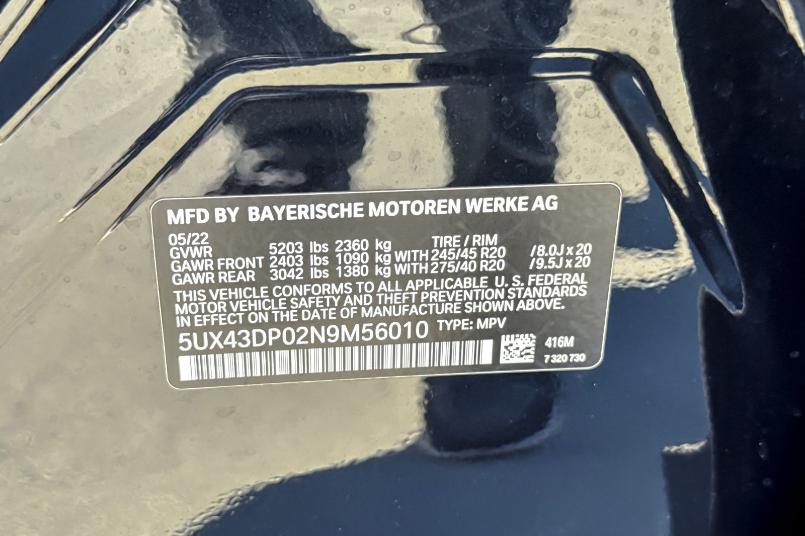Used 2022 BMW X3 sDrive30i w/ M Sport Package 2 RWD image 28