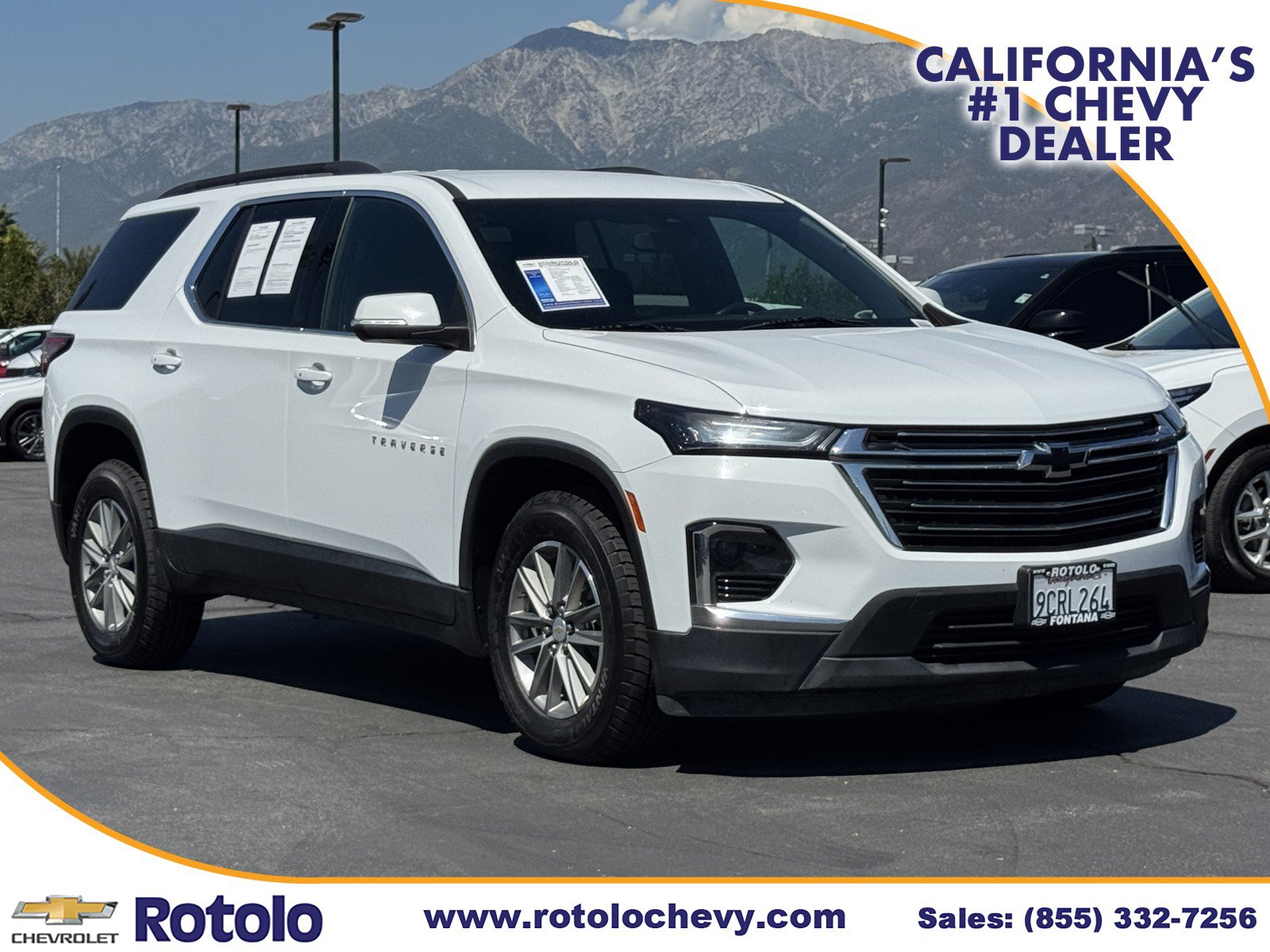 Used 2022 Chevrolet Traverse LT w/ LPO, Floor Liner Package FWD image 1