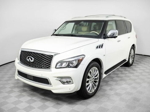 Used 2015 INFINITI QX80 4WD w/ Deluxe Technology Package image 1