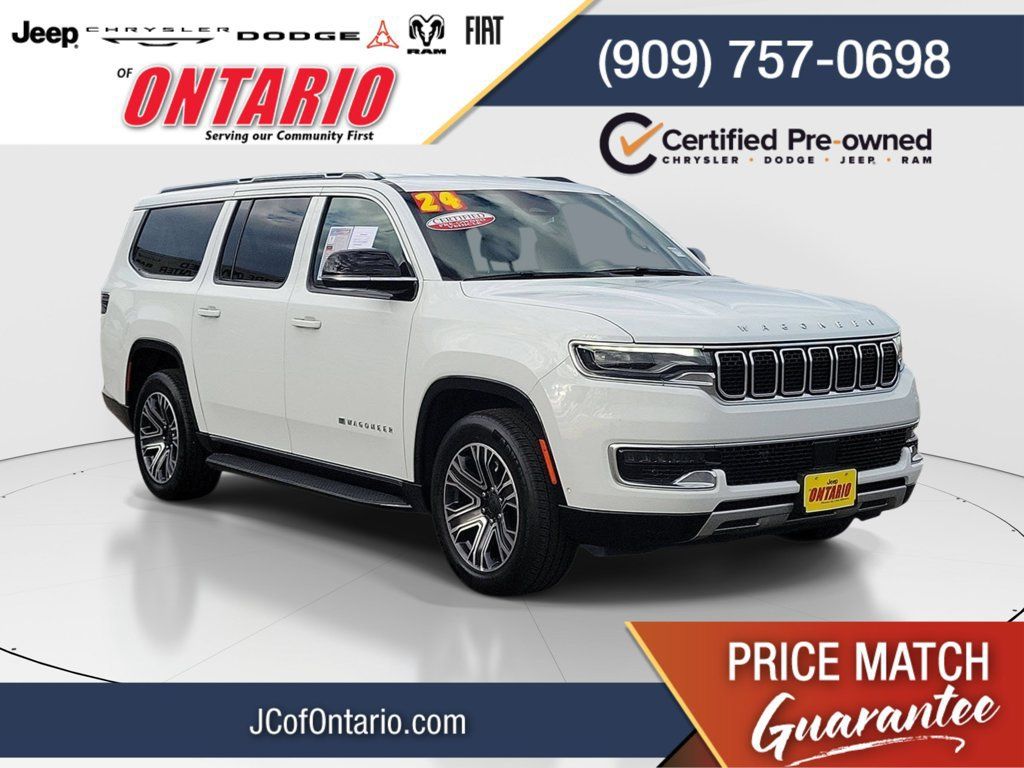 Certified 2024 Jeep Wagoneer L Series II w/ Flexible Seating Group AWD/4WD image 1