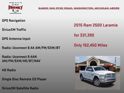 Used 2015 RAM 2500 Laramie AWD/4WD image 10