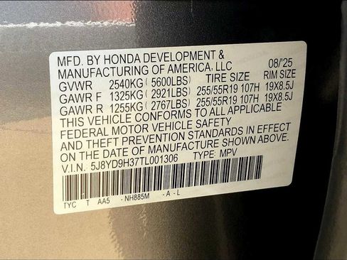 New 2026 Acura MDX FWD image 20