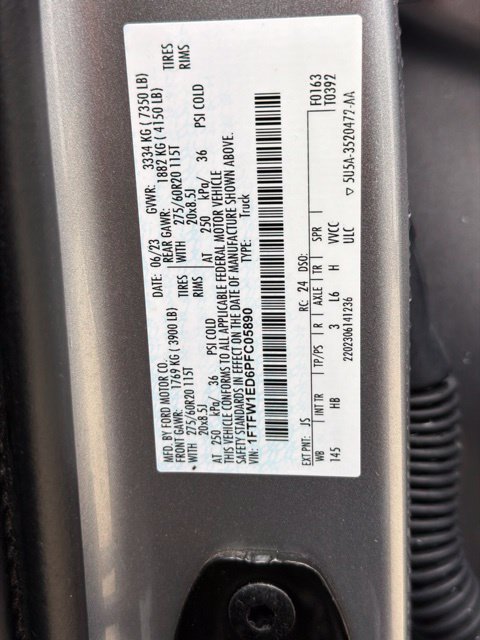Used 2023 Ford F150 Lariat w/ Equipment Group 502A High AWD/4WD image 32