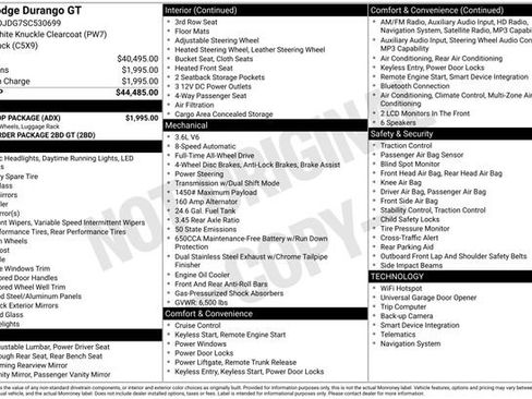 Used 2025 Dodge Durango GT w/ Blacktop Package AWD/4WD image 2