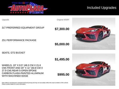 Used 2020 Chevrolet Corvette Stingray Preferred Cpe w/ 2LT Preferred Equipment Group RWD image 13