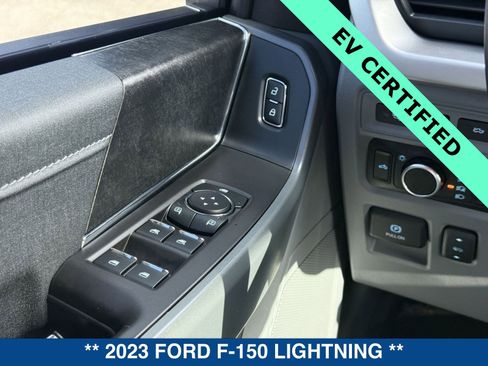 Certified 2023 Ford F150 Lightning XLT w/ Equipment Group 312A High image 22