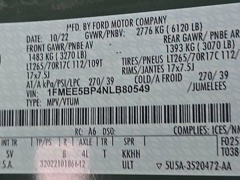Used 2022 Ford Bronco Black Diamond AWD/4WD image 15
