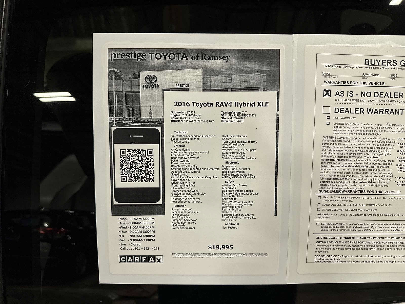 Certified 2016 Toyota RAV4 XLE AWD/4WD image 13