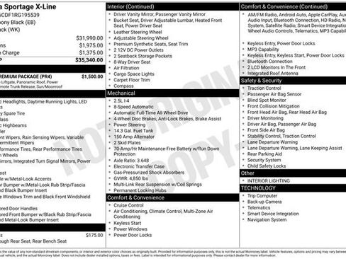 Used 2024 Kia Sportage X-Line w/ X-Line Premium Package AWD/4WD image 12