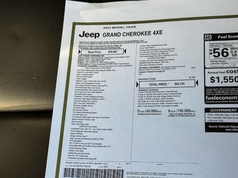 Used 2023 Jeep Grand Cherokee 4WD 4xe image 41