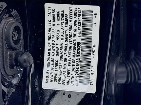 Used 2017 Honda Civic EX-T image 40