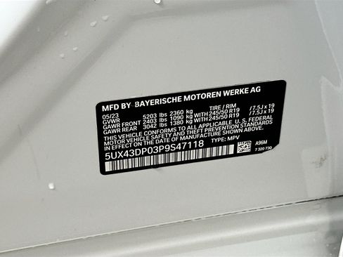 Certified 2023 BMW X3 sDrive30i w/ M Sport Package RWD image 35