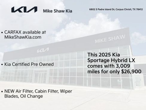 Certified 2025 Kia Sportage LX AWD/4WD image 3