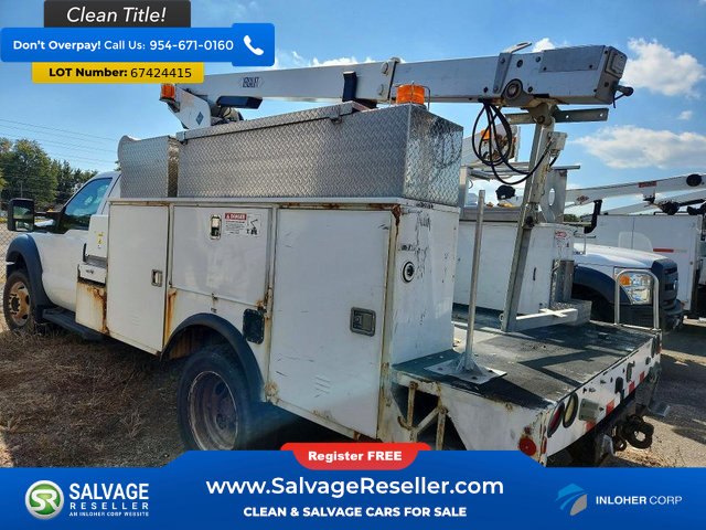 Used 2013 Ford F450 XL w/ Snow Plow Prep Pkg RWD image 3