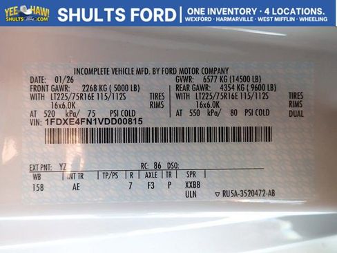 New 2027 Ford E-450 and Econoline 450 Super Duty w/ Power Equipment Group RWD image 20